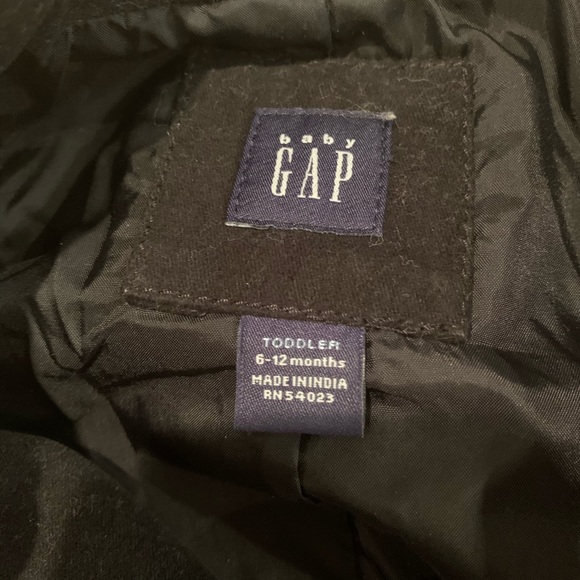 Baby Gap Black Velvet Blazer-Size 6-12mos - Picture 3 of 4